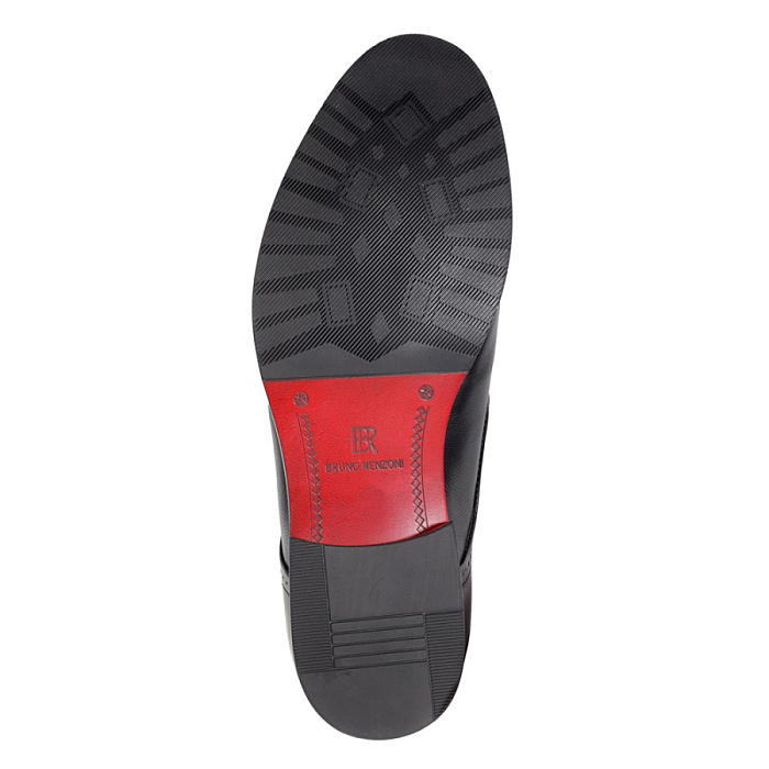 Мужские туфли basic BRUNO RENZONI  черные, артикул 5345A-946A