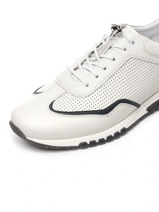 Мужские кроссовки BRUNO RENZONI  белые, артикул Q117B-1D