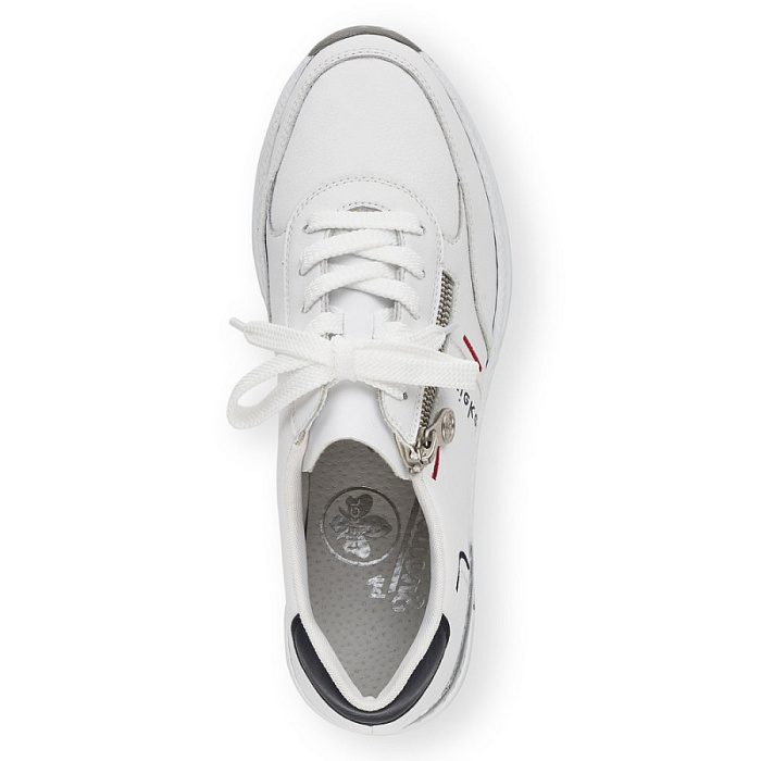 Женские кроссовки RIEKER белые, артикул N4333-80