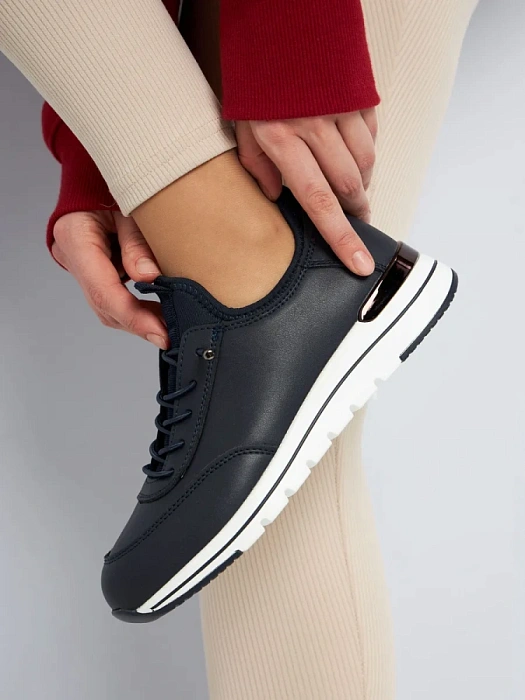 Женские кроссовки eObuv синие, артикул 81806-4