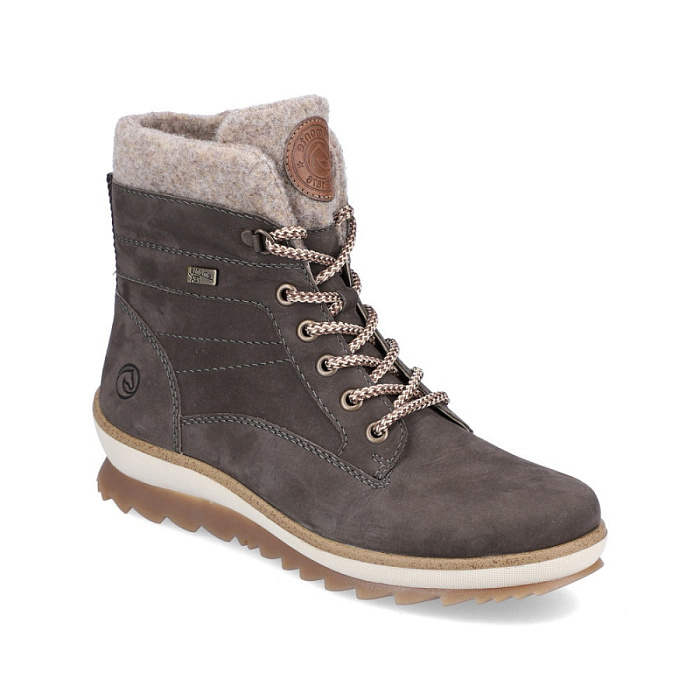 Женские ботинки basic REMONTE серые, артикул R8477-46