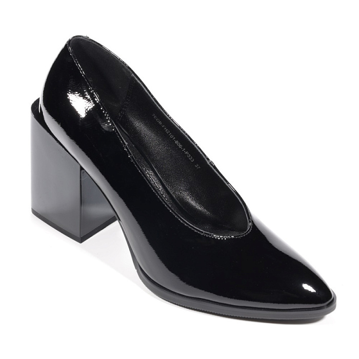 Женские туфли лодочки basic FEDERICA RODARI черные, артикул 7EOB-FH2101-806-1-P333