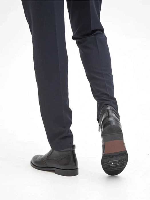 Мужские ботинки basic BRUNO RENZONI  черные, артикул YS971X-H07A-R