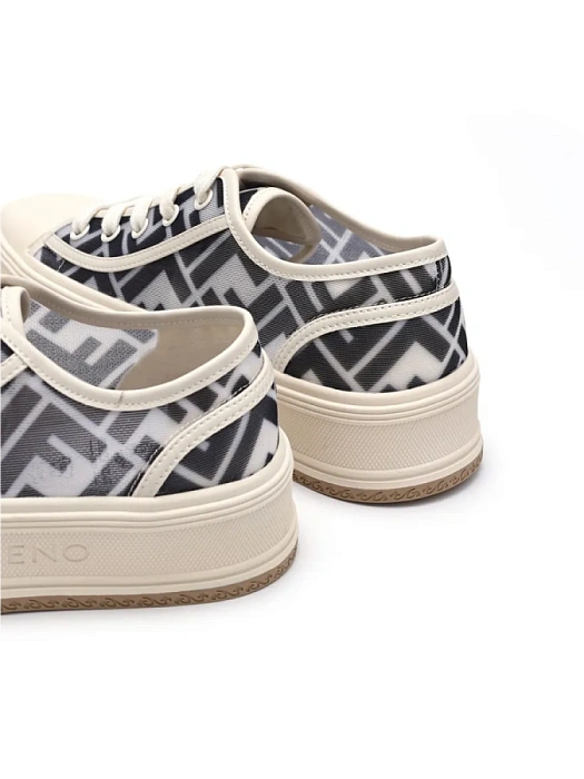 Женские кеды FEDERICA RODARI серые, артикул 42E-HY105-1A