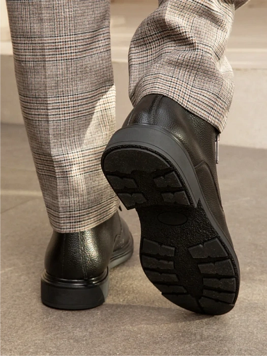 Мужские ботинки BRUNO RENZONI  черные, артикул H011-2