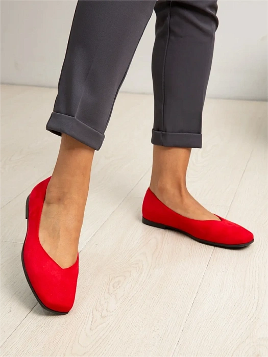 Женские туфли FEDERICA RODARI красные, артикул 43E-T1180-N65001-15