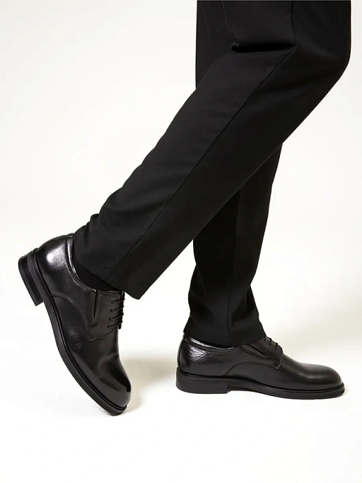 Мужские туфли BRUNO RENZONI  черные, артикул JB25A-23A-NP