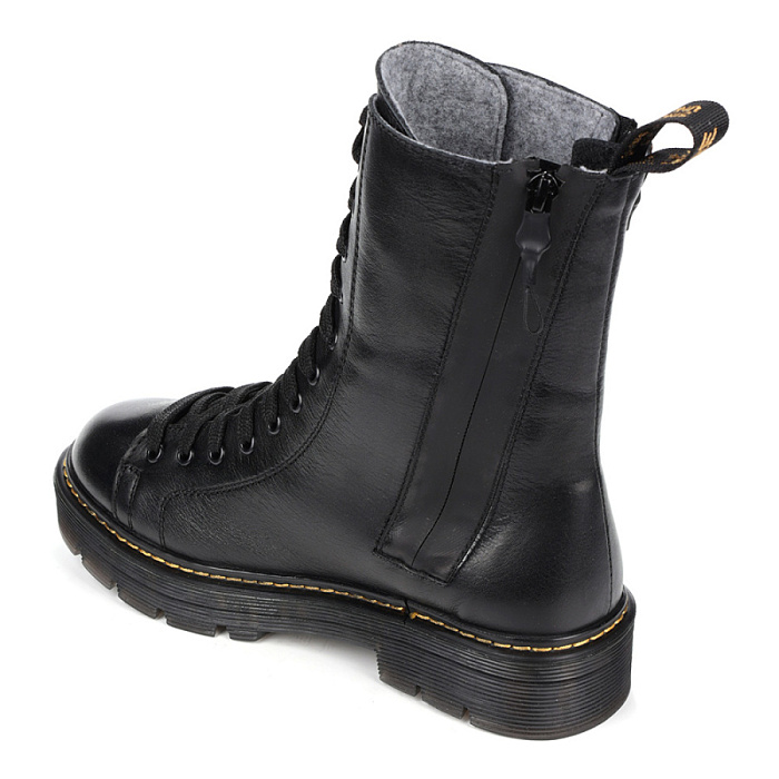 Женские берцы eObuv черные, артикул M2250-1