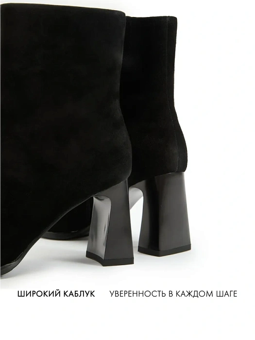 Женские ботильоны FEDERICA RODARI черные, артикул 17E-Z18162-25W