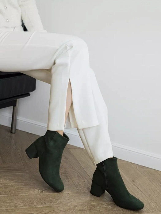 Женские ботильоны MARCO TOZZI зеленые, артикул 2-25349-41-781