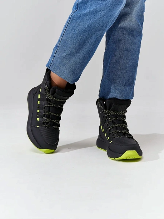 Женские ботинки basic eObuv черные, артикул 138576/16-01EB