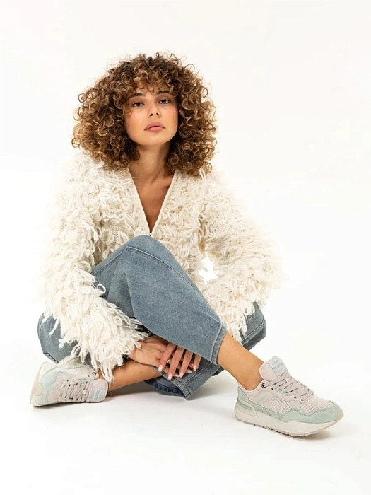 Женские кроссовки STROBBS серые, артикул F7539-12