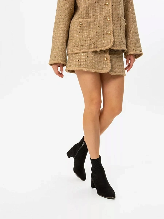 Женские ботильоны MARCO TOZZI черные, артикул 2-25392-41-001