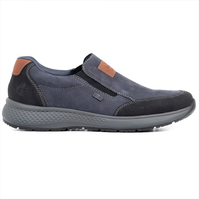 Мужские туфли basic RIEKER синие, артикул B7654-02