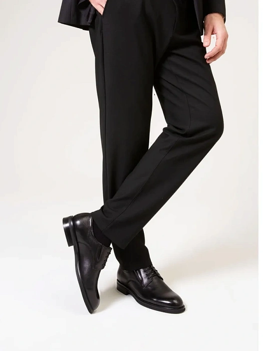 Мужские туфли BRUNO RENZONI  черные, артикул JB25A-23A-NP