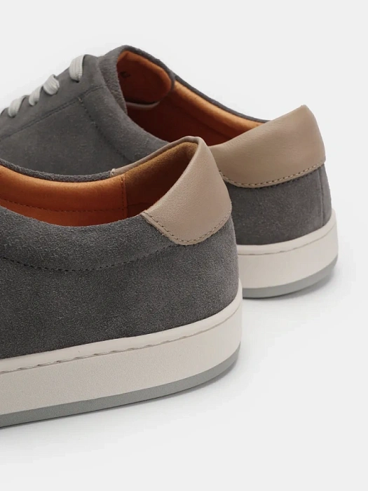 Мужские кеды BRUNO RENZONI  серые, артикул BR20539-ML