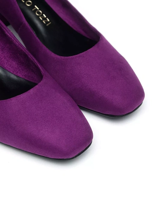 Женские туфли лодочки basic MARCO TOZZI сиреневые, артикул 2-22424-42-587