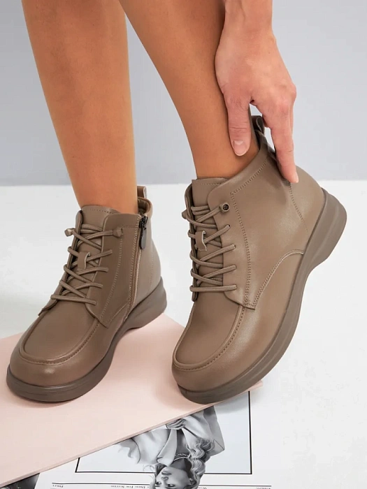 Женские ботинки eObuv хаки, артикул DY25030712B