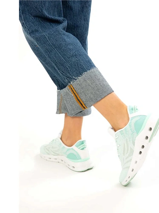 Женские кроссовки RS SPORT зеленые, артикул LH227B14_GREEN