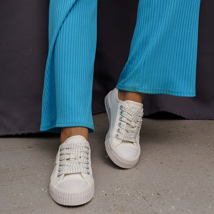 Женские кеды s.OLIVER белые, артикул 5-5-23620-20-100