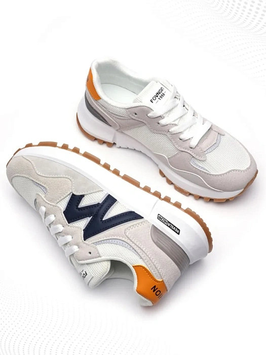 Женские кроссовки eObuv синие/серые, артикул DWZ-S24-LC4-08-2