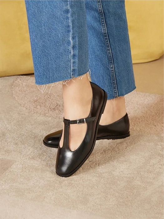 Женские туфли SOFIA-ALEXANDRA черные, артикул 38E-B149-25W