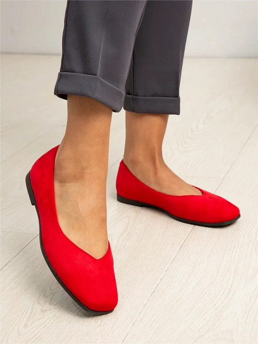 Женские туфли FEDERICA RODARI красные, артикул 43E-T1180-N65001-15
