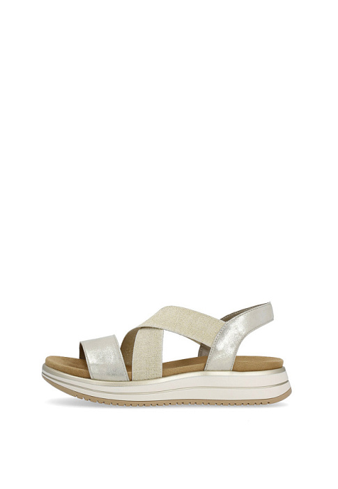 Женские сандалии REMONTE золотые, артикул D1J50-90