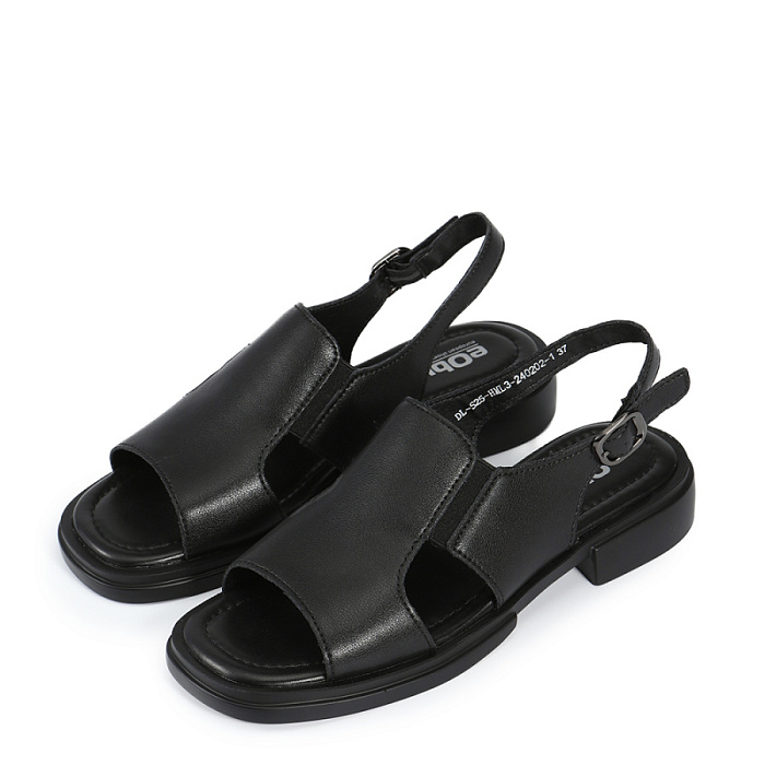 Женские сандалии eObuv черные, артикул DL-S25-HML3-240202-1