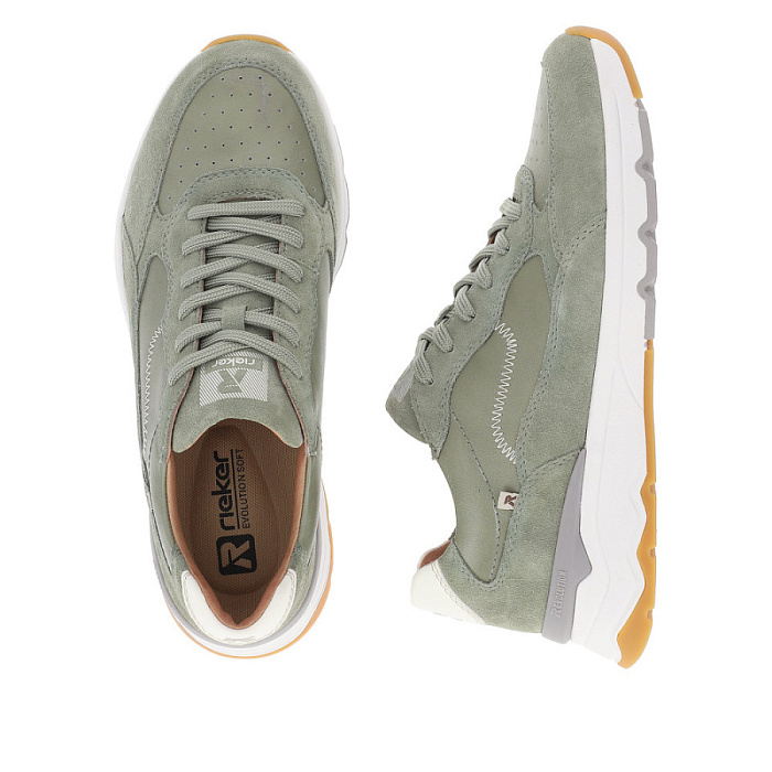 Мужские кроссовки RIEKER зеленые, артикул U0901-52