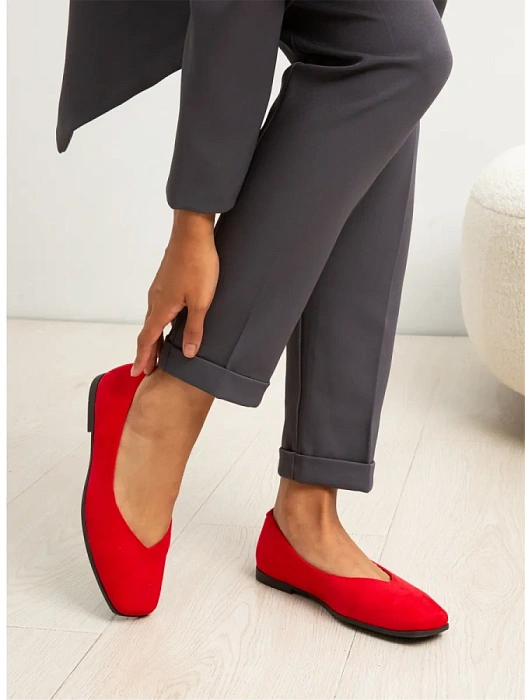 Женские туфли FEDERICA RODARI красные, артикул 43E-T1180-N65001-15