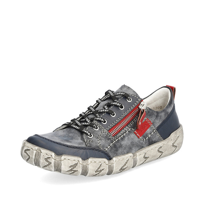 Женские кеды RIEKER синие, артикул L0302-14