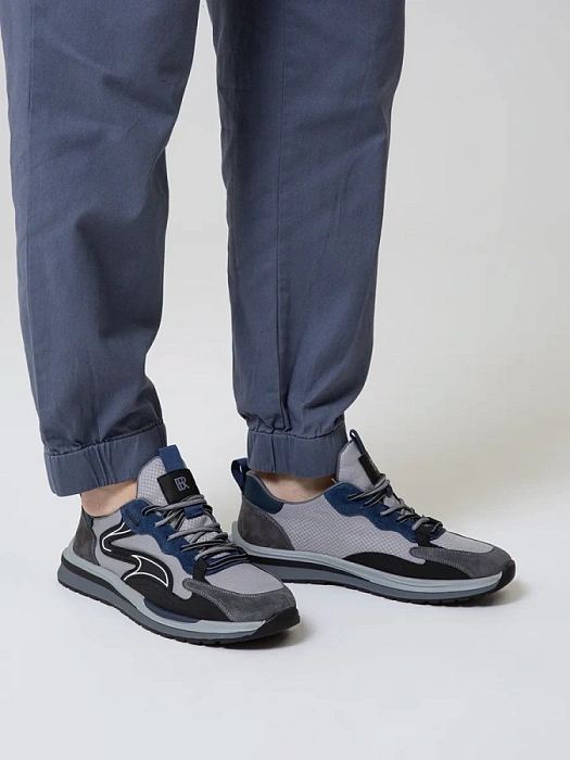 Мужские кроссовки BRUNO RENZONI  серые, артикул HGLB90203-17