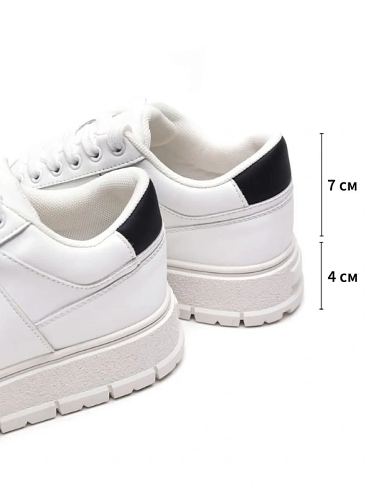 Женские кеды Donna Daniella  белые, артикул 42-TZV6-3-112