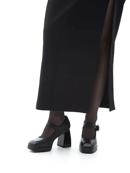 Женские мери джейн SOFIA-ALEXANDRA черные, артикул 17E-ZH518-L1081-1Y