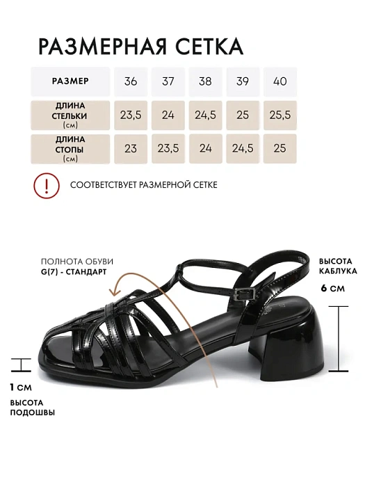 Женские босоножки  FEDERICA RODARI черные, артикул 17E-H1038-L1550-1Q