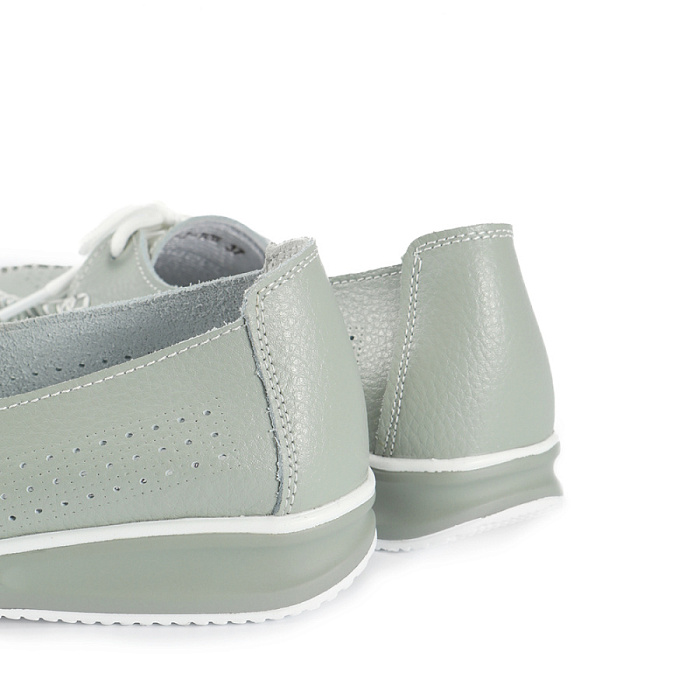 Женские мокасины Donna Daniella  зеленые, артикул 12F2-2-106