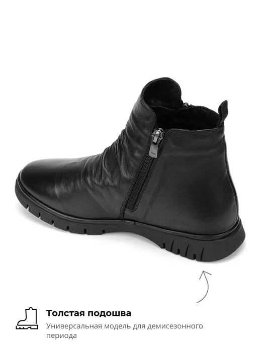 Женские ботинки basic eObuv черные, артикул 100113-PL-01