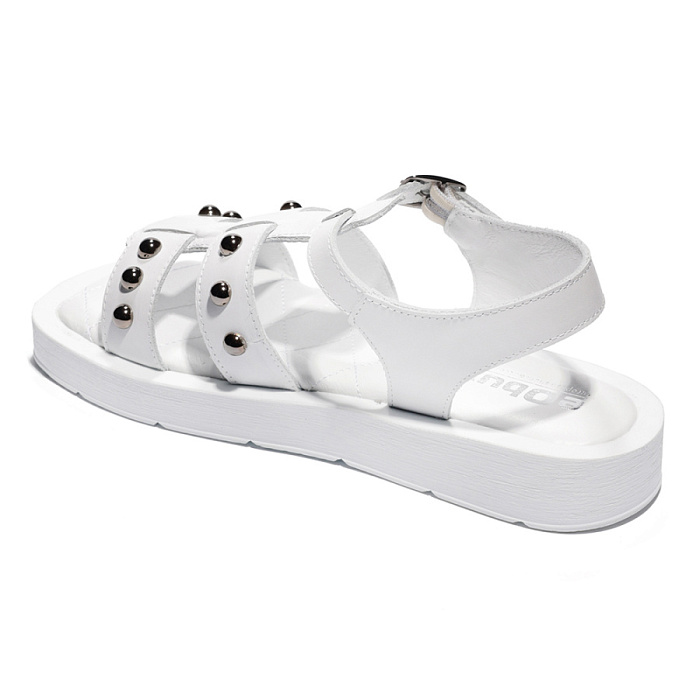 Женские сандалии eObuv белые, артикул 0482-4352-56