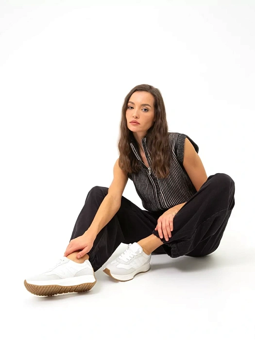 Женские кроссовки MARCO TOZZI белые, артикул 2-23748-42-197