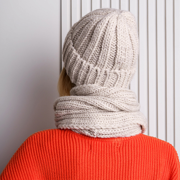 Головной убор FEDERICA RODARI, артикул 394/1_l.Beige