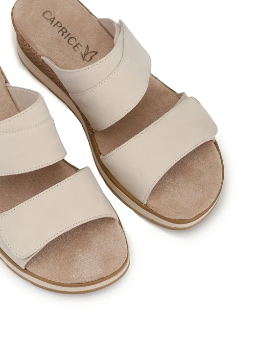 Женские сабо CAPRICE бежевые, артикул 9-27250-42-125