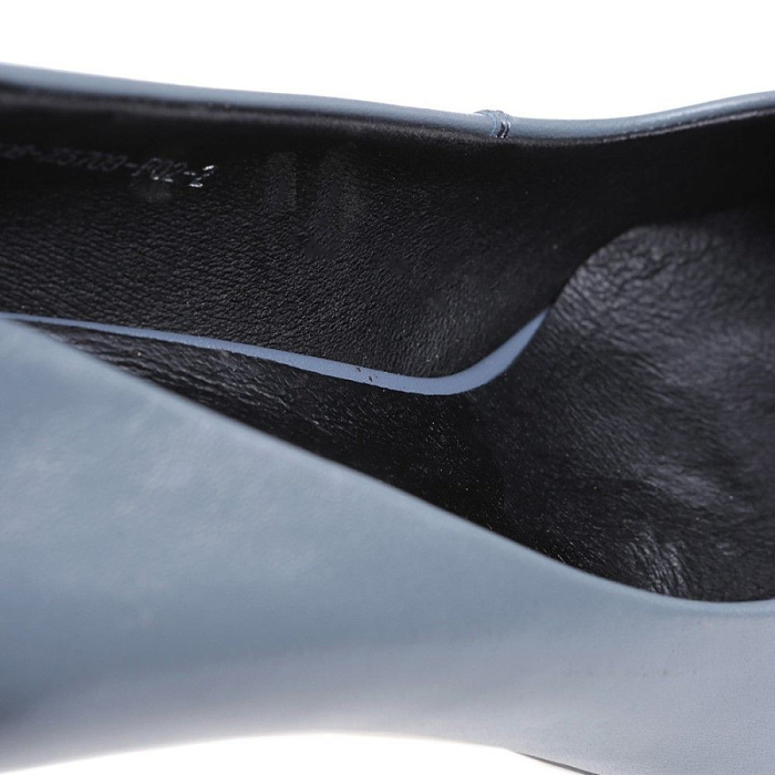 Женские туфли лодочки basic FEDERICA RODARI серые, артикул Z5709-F02-2_08