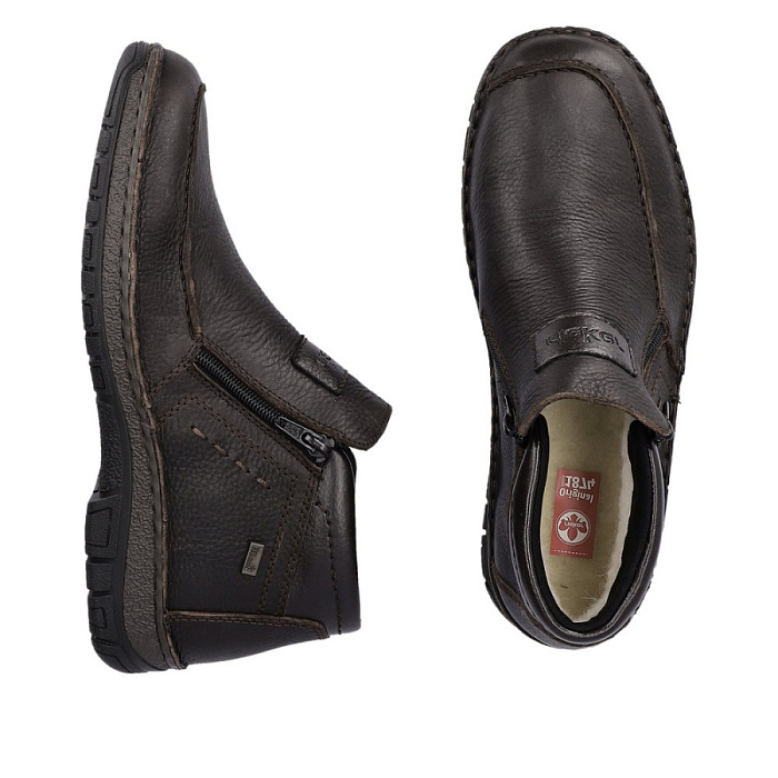 Мужские ботинки basic RIEKER коричневые, артикул 05152-25