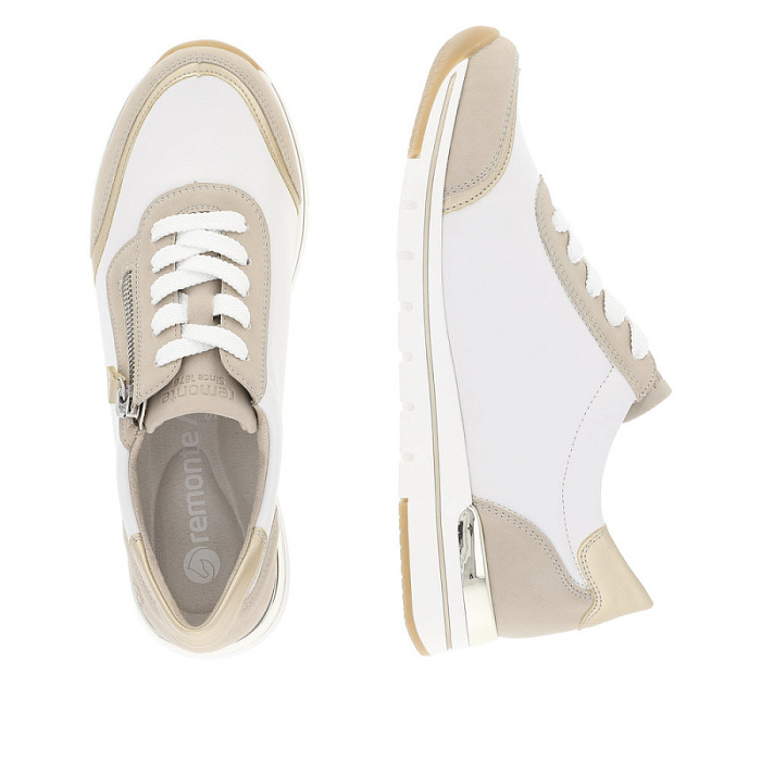 Женские кроссовки REMONTE белые, артикул R6709-80