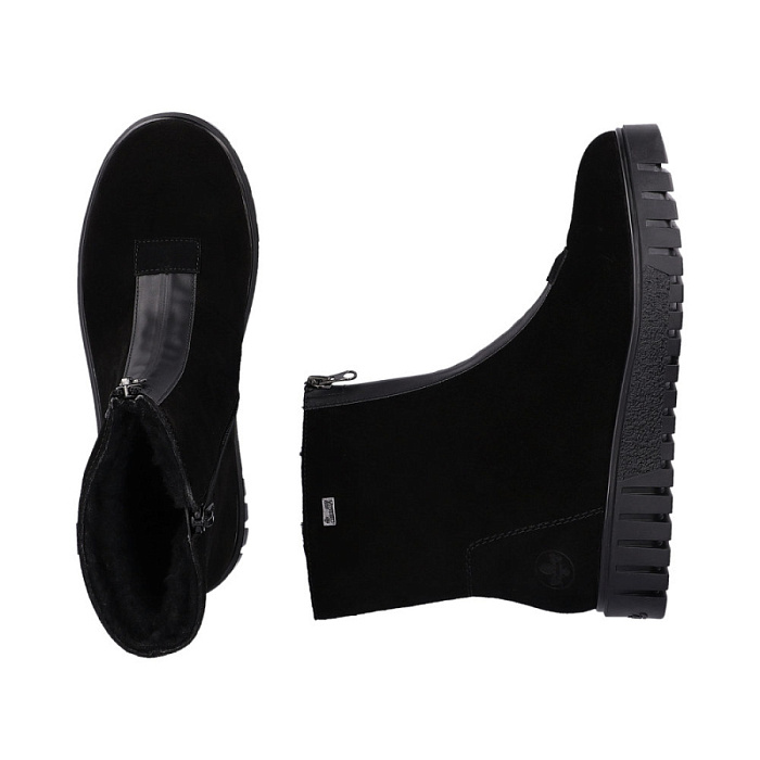Женские ботинки basic RIEKER черные, артикул Y3459-00