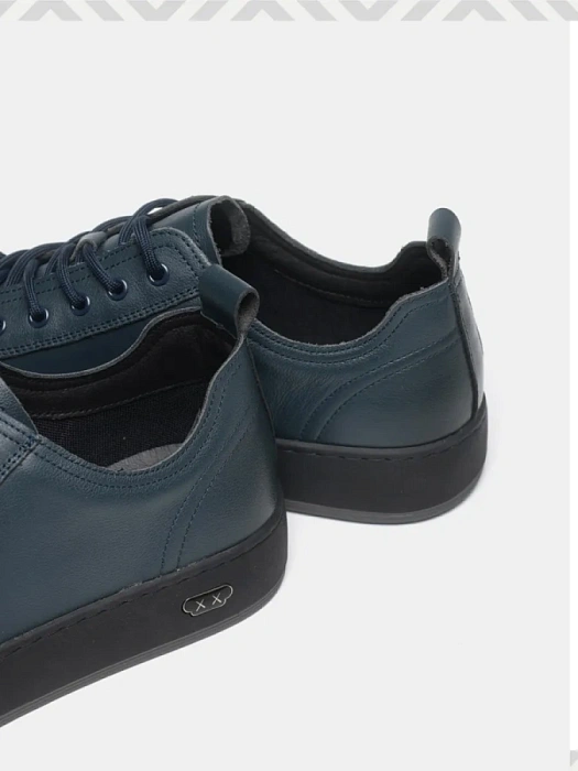 Мужские кеды BRUNO RENZONI  синие, артикул HM8025-3