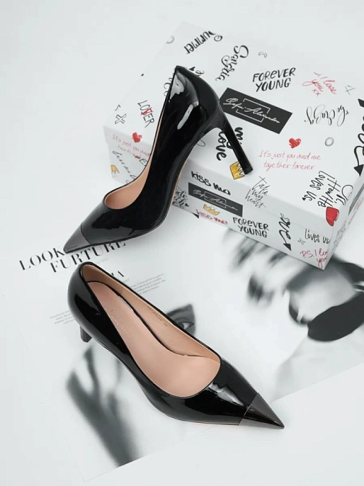 Женские туфли лодочки basic SOFIA-ALEXANDRA черные, артикул W860-R91-N1515