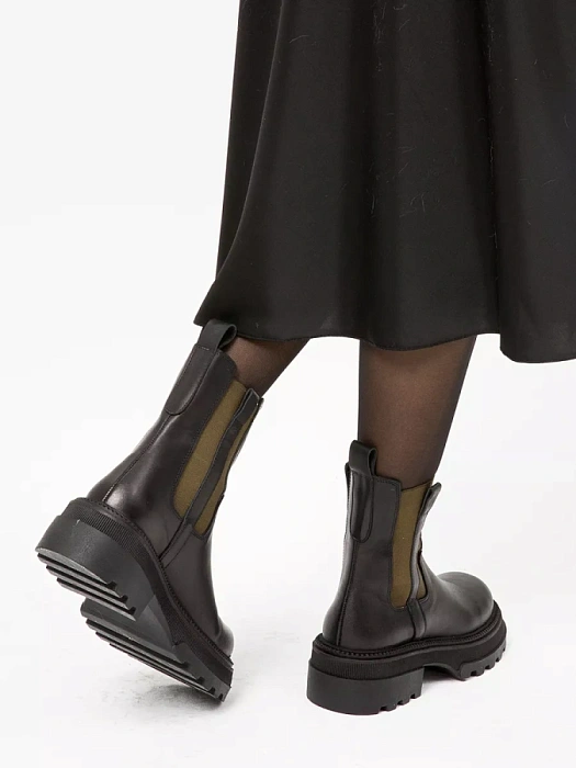 Женские челси eObuv черные, артикул 460-7047-03