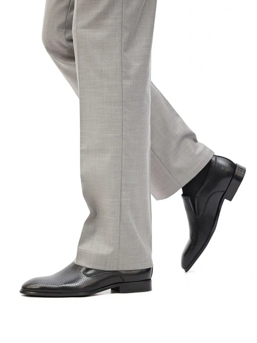 Мужские туфли basic BRUNO RENZONI  черные, артикул 5281B-790A